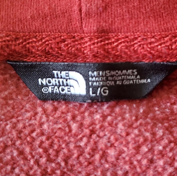 THE NORTH FACE red pullover hoodie Large - Picture 3 of 3